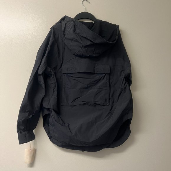 Free People Singin' In The Rain Packable Jacket Black Small NWT - Picture 9 of 10